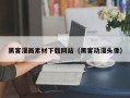 山东黑客漫画素材下载网站（黑客动漫头像）